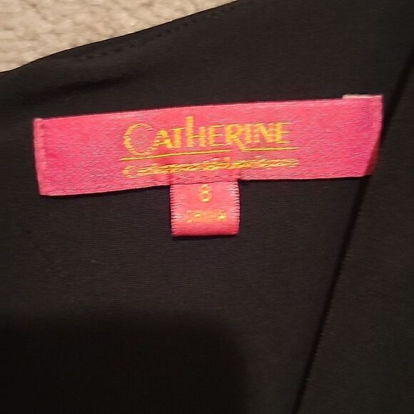 Catherine Malandrino black  bodycon dress w twist - Picture 11 of 13